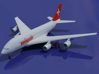 Swiss Air 3D model