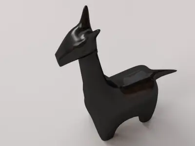 Giraffe Statue 3D model