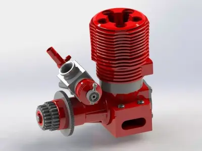 Engine piston 3D model by laverda866