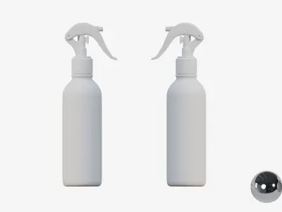 Cosmetic Spray Bottle  Low-poly 3D model