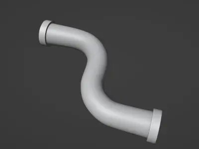 Industrial Pipes Pack 3D print model