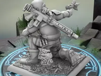 Tactical Unit Calling for support 3D model