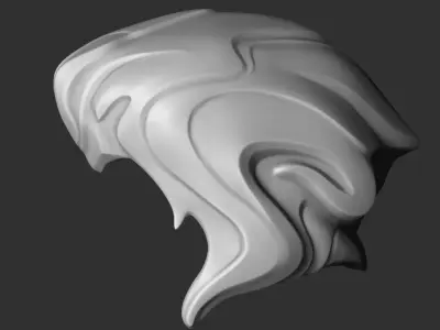 Fantasy Medieval Helmets 3D model