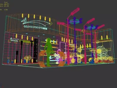 Exhibition - Area -6X12-3DMAX2009-018 3D model