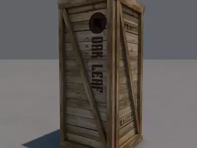 Wooden Crate Free 3D model order