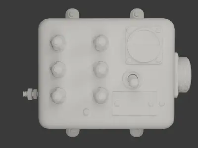 Panel control Free 3D model