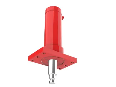 Hydraulic Cylinder 3D model from CGTrader