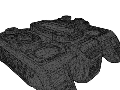 SciFi Compact Combat Drone 3D model