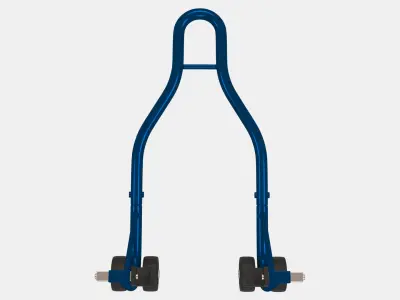 Paddock Stand Low-poly 3D model