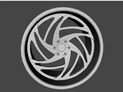 WHEEL BASED on JXT FORGED REVOLT 3D model