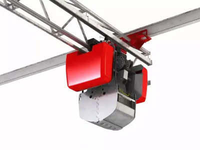 Farm Silage Crane Low-poly 3D model