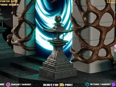 Portal Gate Phone Holder - 3D Printing Legendary 3D print model