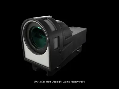 AAA Sights and Scopes Pack Game ready PBR