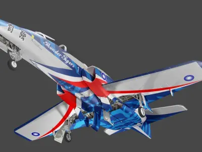 AT-3  Thunder Tiger Team Taiwan 3D model