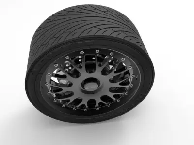 BBS rim 3D model