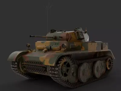 PzKpfw II Ausf L Luchs 3D model
