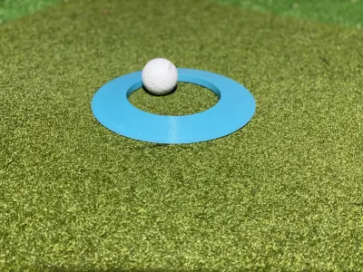 Indoor Golf Practice Hole  3D print model