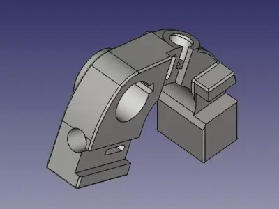 BRACKET PENUNTUN RODA GIGI Free 3D print model