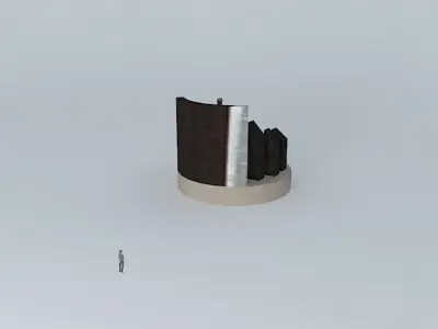 Juarez Monument 3D model