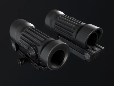 PBR M145 Sight Low-poly 3D model