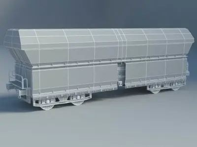 Train Wagon 3D model purchase