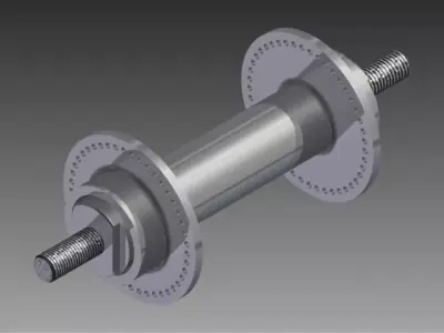 Bicycle wheel hub 3D model
