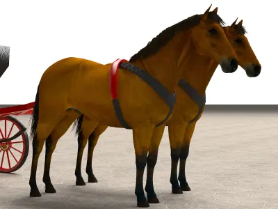 Lux Carriage 4K 3D model