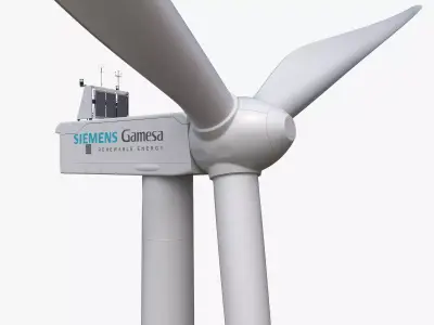 Onshore Wind Turbine Siemens Gamesa SG 50 -145 3D model