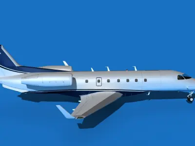 Embraer Legacy 500 V05 3D model