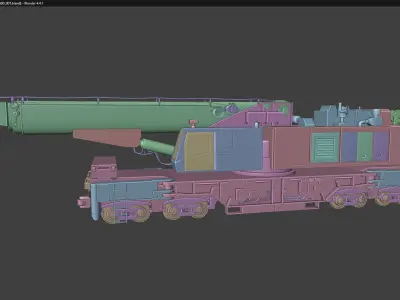 SAR Multi Tasker 1600 based 3d model 3D model