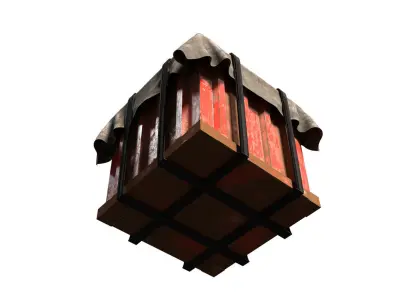 Big Air Drop Low-poly 3D model