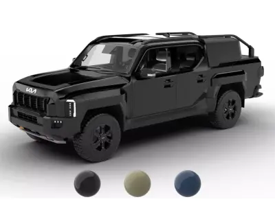 Kia Tasman Customized 2026 3d model 3D model
