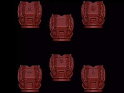 Space Boys Cyborgs Kit Free 3D print model
