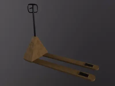 Hand Pallet Truck - Game Ready - Low Poly PBR 3D Model Low-poly 3D model