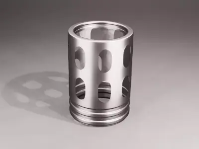 Hardsurface - Muzzle Free low-poly 3D model