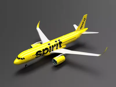 Airbus A320 NEO Spirit Livery  3D model