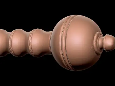 Mainz Gladius Roman Sword Low-poly 3D model
