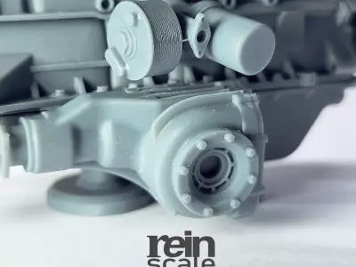 Printable Nissan GTR Engine RB26DETT RB26 3D print model