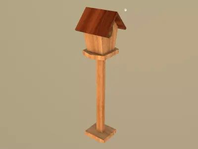Bird House 3D model purchase