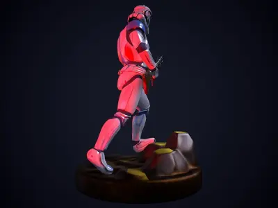 Imperial Clone Trooper Star Wars 3D model