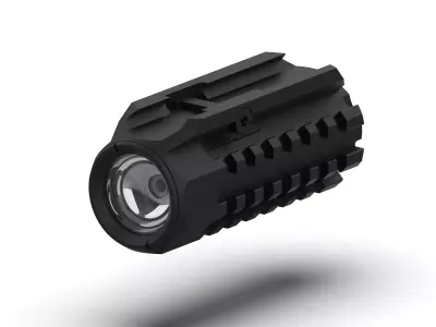 Tacrical Flashlight 3D model