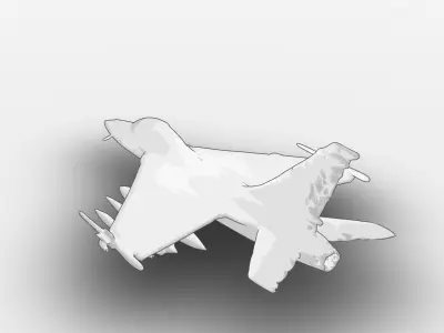 Saab JAS 39 Gripen  3D model