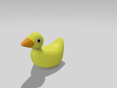 duck toy Free 3D print model