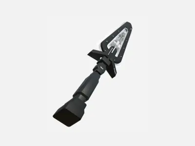 SciFi Sword B07 Black White - Sci Fi Weapon Design Low-poly 3D model