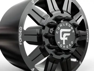 corleone front gravido dually wheel  3D print model