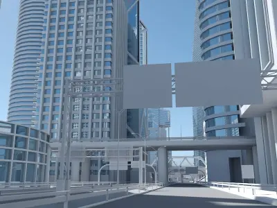 High Definition City 3D model purchase