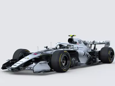 F1 Cadillac MAC26 2026 Low-poly 3D model