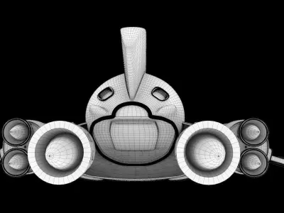 ship cartoon 3D model
