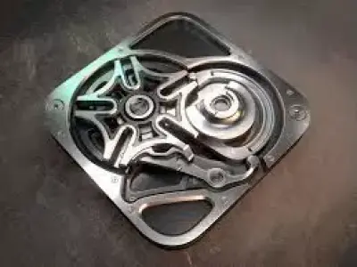Geneva Wheel Mechanisum 3D model
