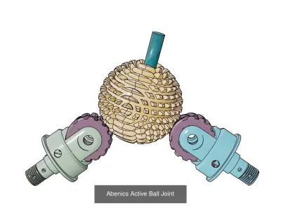 Different Ball Joints Mechanisms 3D Model Pack